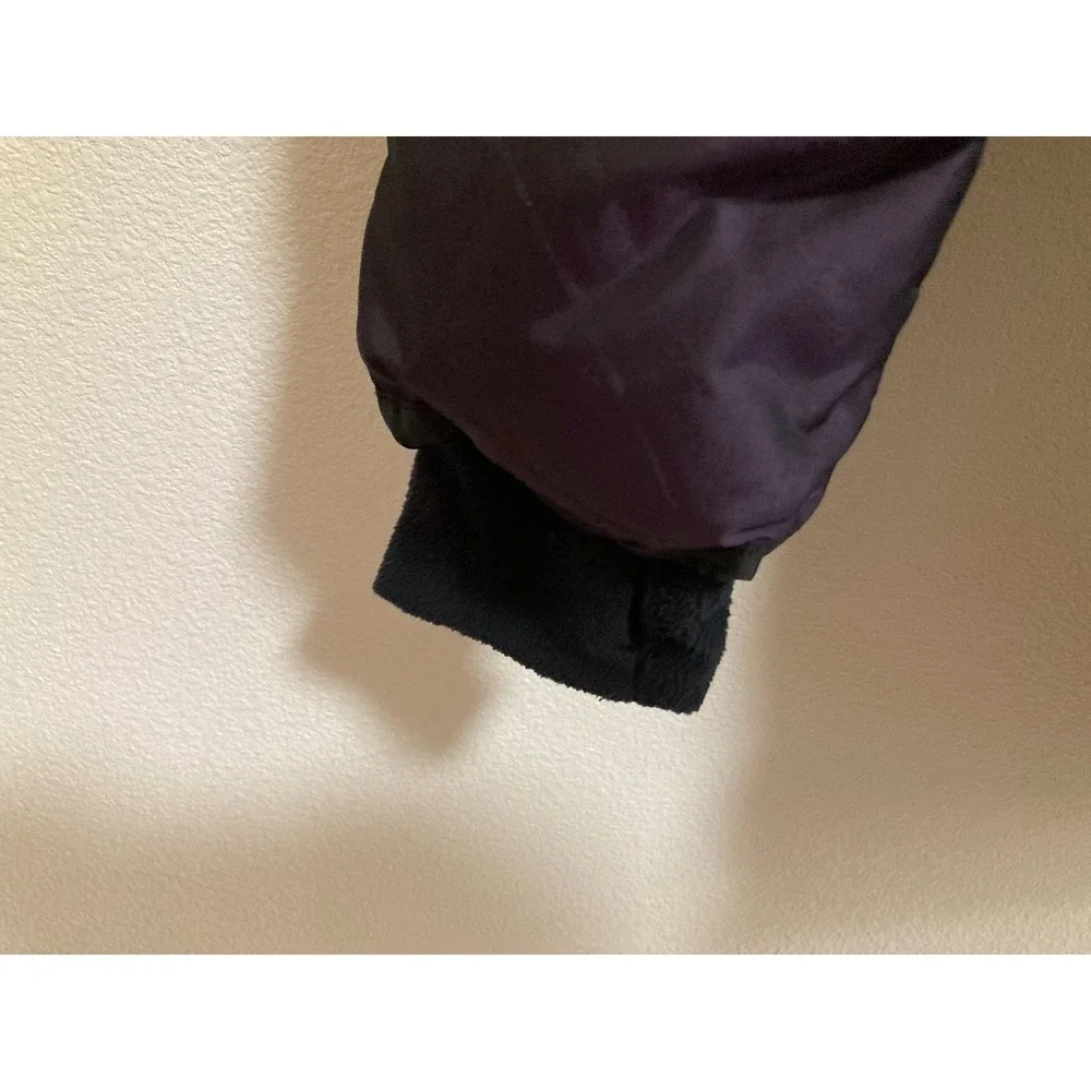 All in Motion Purple Puffer Jacket Kids Size M Medium 7/8 Full‎ Zip with Hood